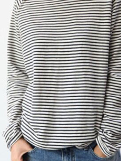 LeRoxy | Dames Longsleeve | Gestreept | Casual Shirt met Lange Mouwen