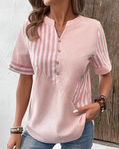 LeRoxy | Luchtige Gestreepte Zomerblouse voor Dames
