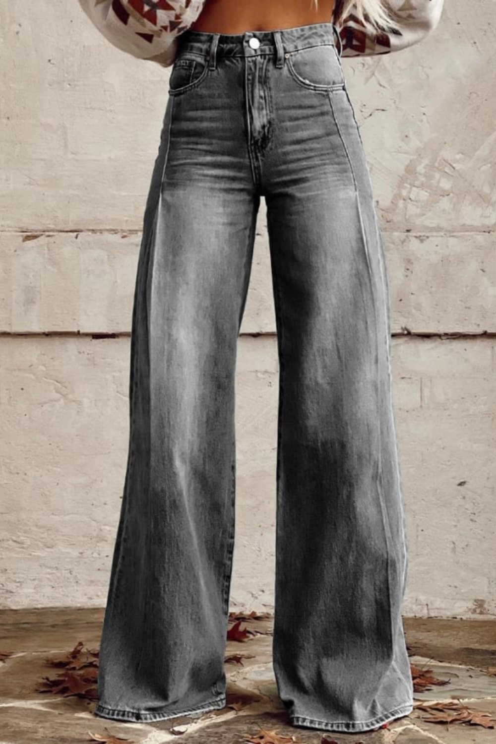 LeRoxy | Boho Vintage Damesbroek | Comfortabele Wijde Pijpen Broek