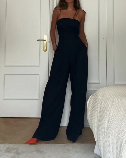 LeRoxy | Elegante Off-Shoulder Jumpsuit Dames | Stijlvolle Jumpsuit voor Feest & Casual