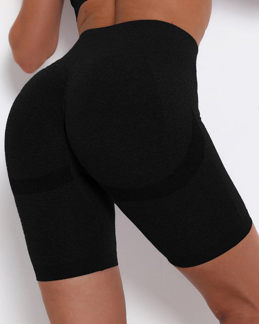 LeRoxy | Scrunch Seamless Sport Shorts | Zwart