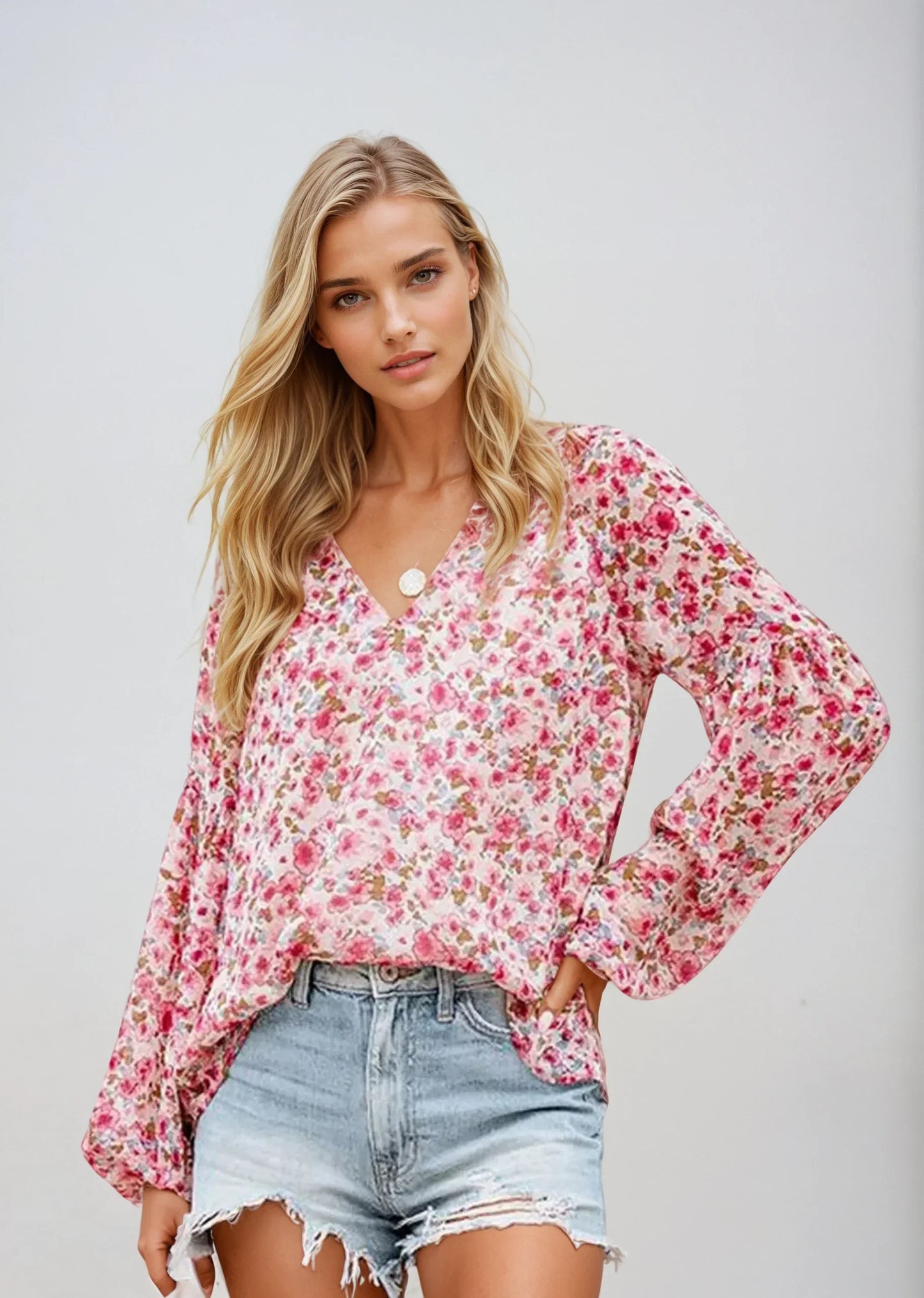 LeRoxy | Damesblouse met Bloemenprint | Elegant en Comfortabel
