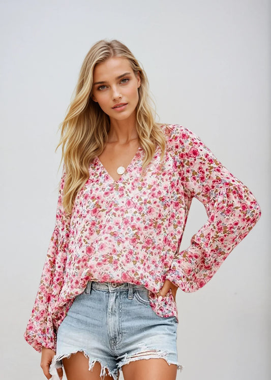 LeRoxy | Damesblouse met Bloemenprint | Elegant en Comfortabel