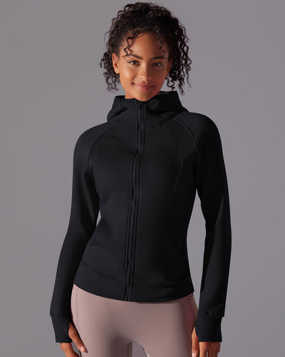 LeRoxy | Hoodie Jas | Lichtgewicht Softshell Damesjas in Zwart