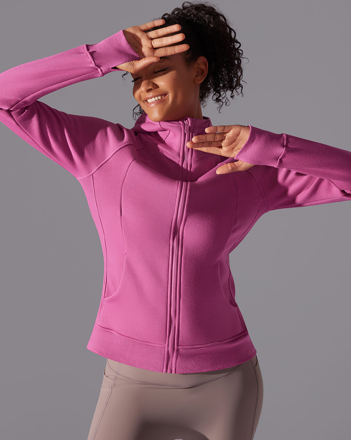 LeRoxy | Gewatteerde Jas met Kap | Rose Pink | Stijlvolle & Comfortabele Damesjas