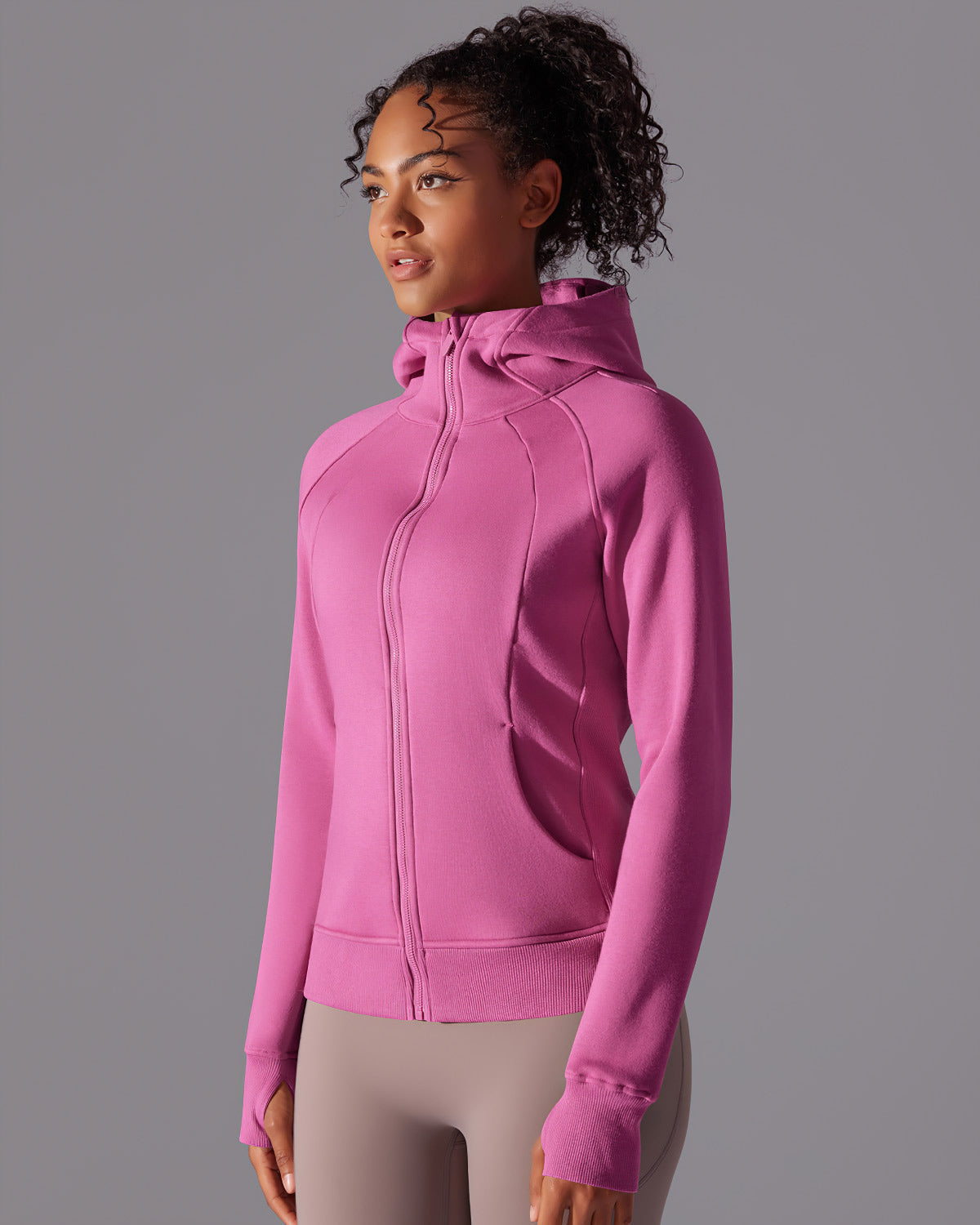 LeRoxy | Gewatteerde Jas met Kap | Rose Pink | Stijlvolle & Comfortabele Damesjas