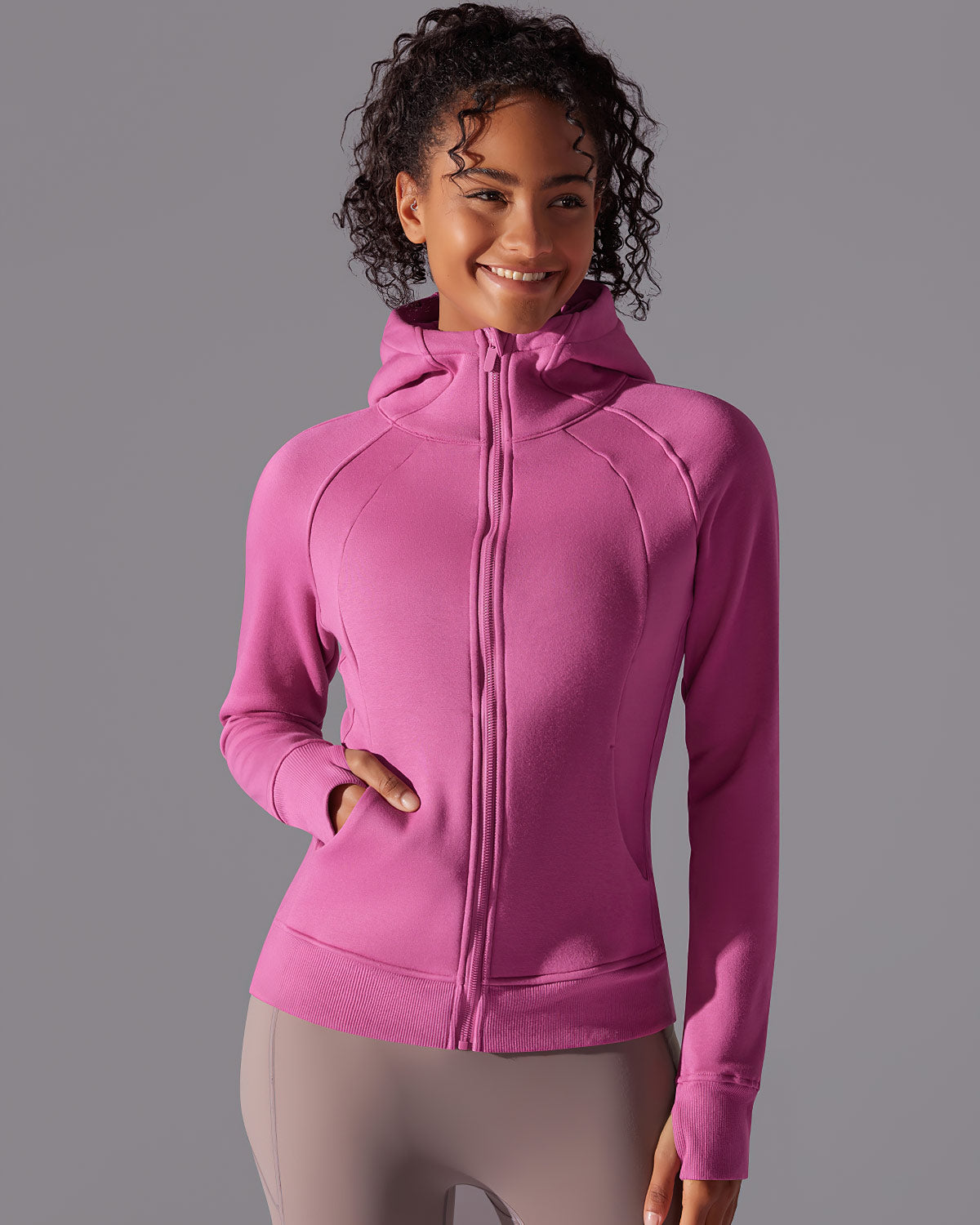LeRoxy | Gewatteerde Jas met Kap | Rose Pink | Stijlvolle & Comfortabele Damesjas