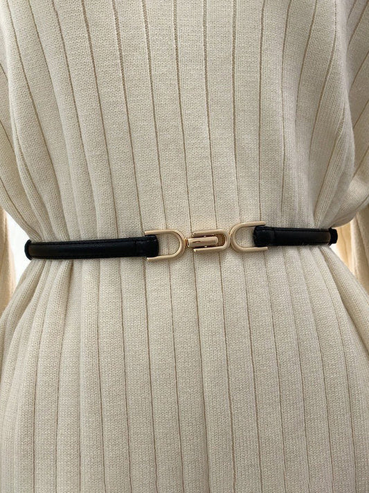 LeRoxy | Sluit Je Ogen Leren Riem | Stijlvolle en Duurzame Leren Riem voor Dames