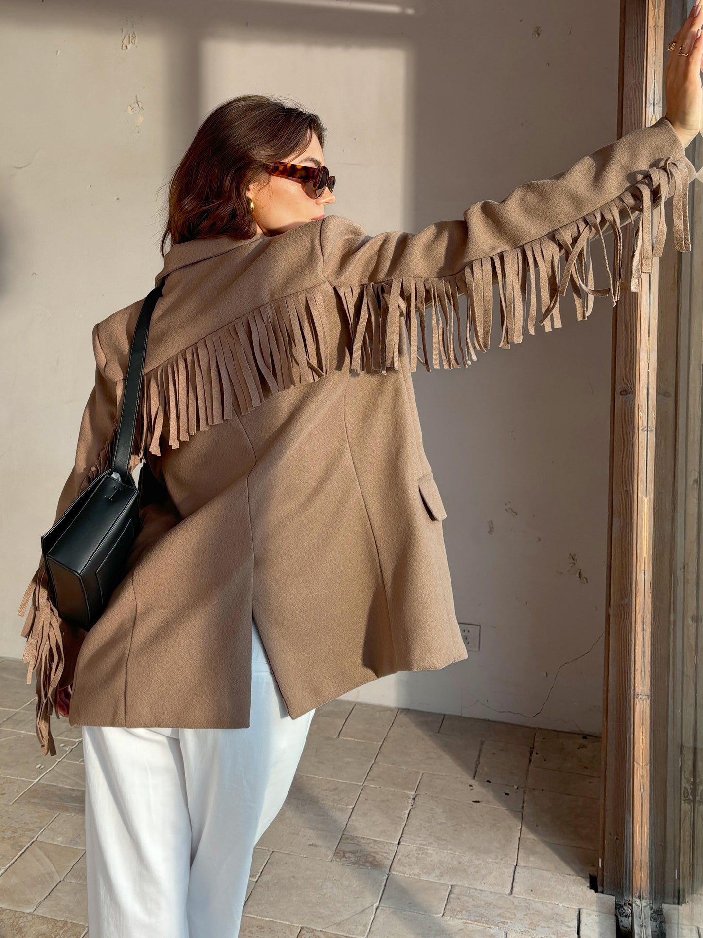 LeRoxy | Couture Blazer met Kwastjes en Split | Regular Fit Essentials