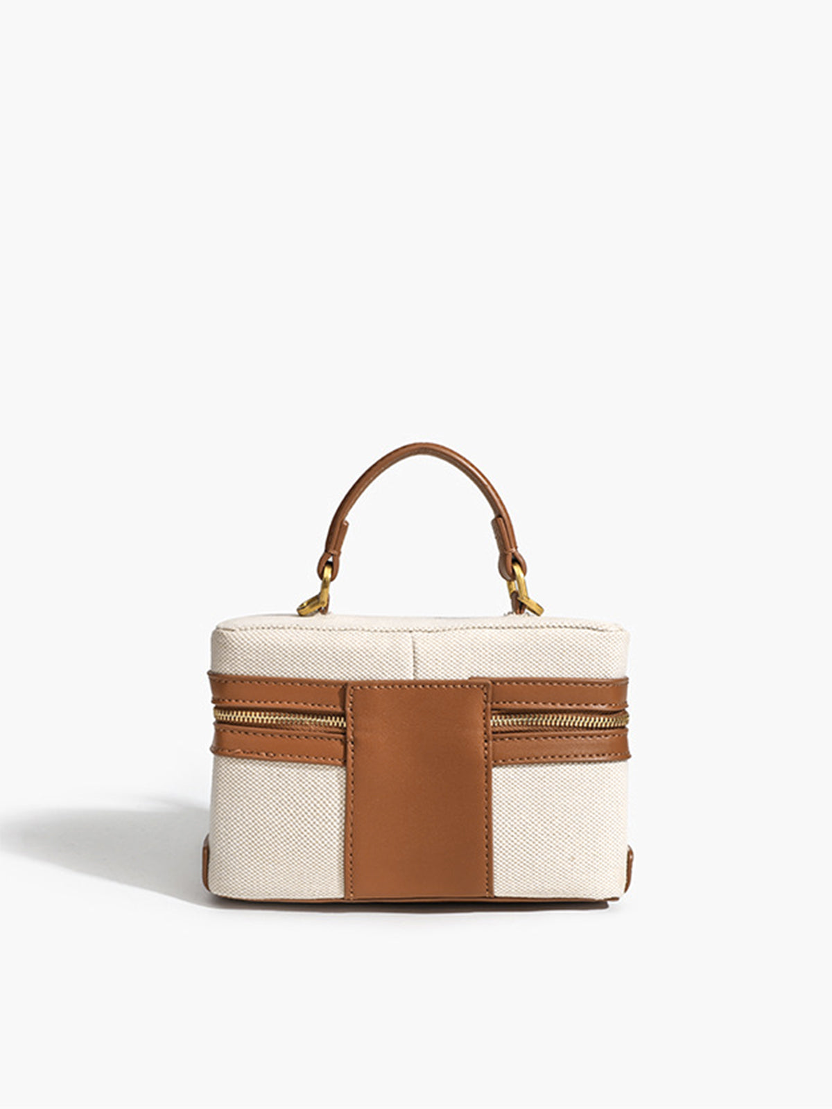 LeRoxy | Chique Dual-Tone Schoudertas met Rits Sluiting | Stijlvolle Tas voor Elke Gelegenheid