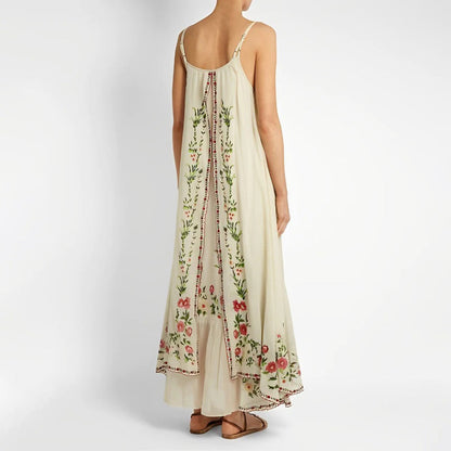 LeRoxy | Stijlvolle Gelaagde Maxi Zomerjurk voor een Elegante Look