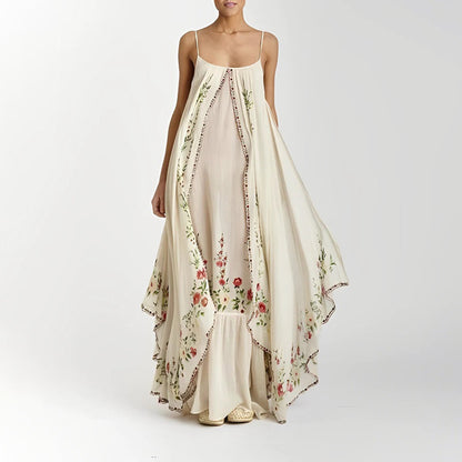 LeRoxy | Stijlvolle Gelaagde Maxi Zomerjurk voor een Elegante Look