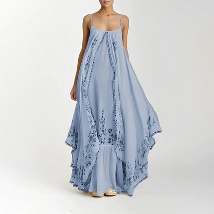LeRoxy | Stijlvolle Gelaagde Maxi Zomerjurk voor een Elegante Look