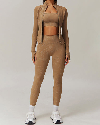 LeRoxy | Sportjack | Bruin | Stijlvolle en Comfortabele Sportkleding voor Vrouwen