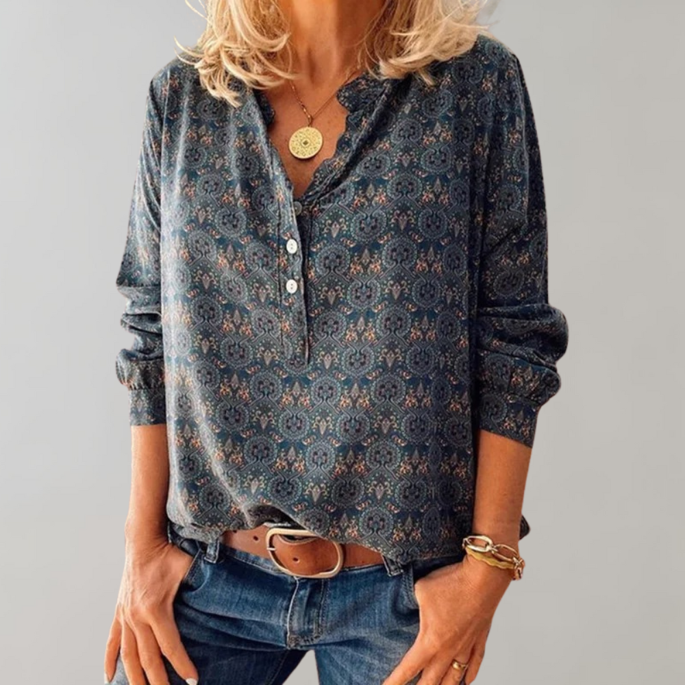 Blossom & Lace | Vintage boho damesblouse patroon