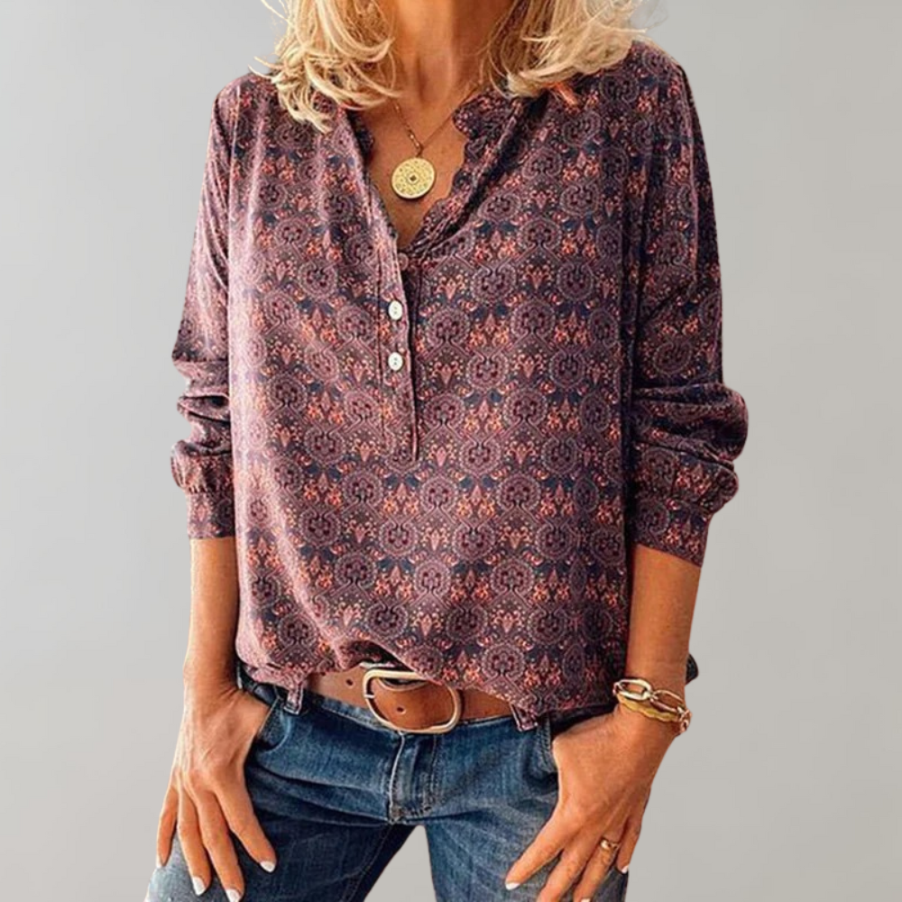 Blossom & Lace | Vintage boho damesblouse patroon
