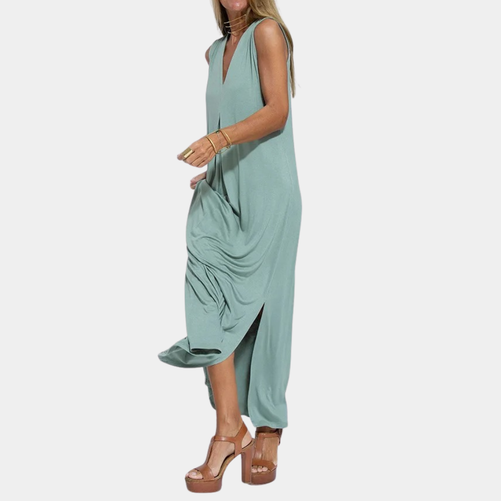 LeRoxy | Zomerse Lange Jurk voor Dames | Klassiek, Elegant & Lichtgewicht