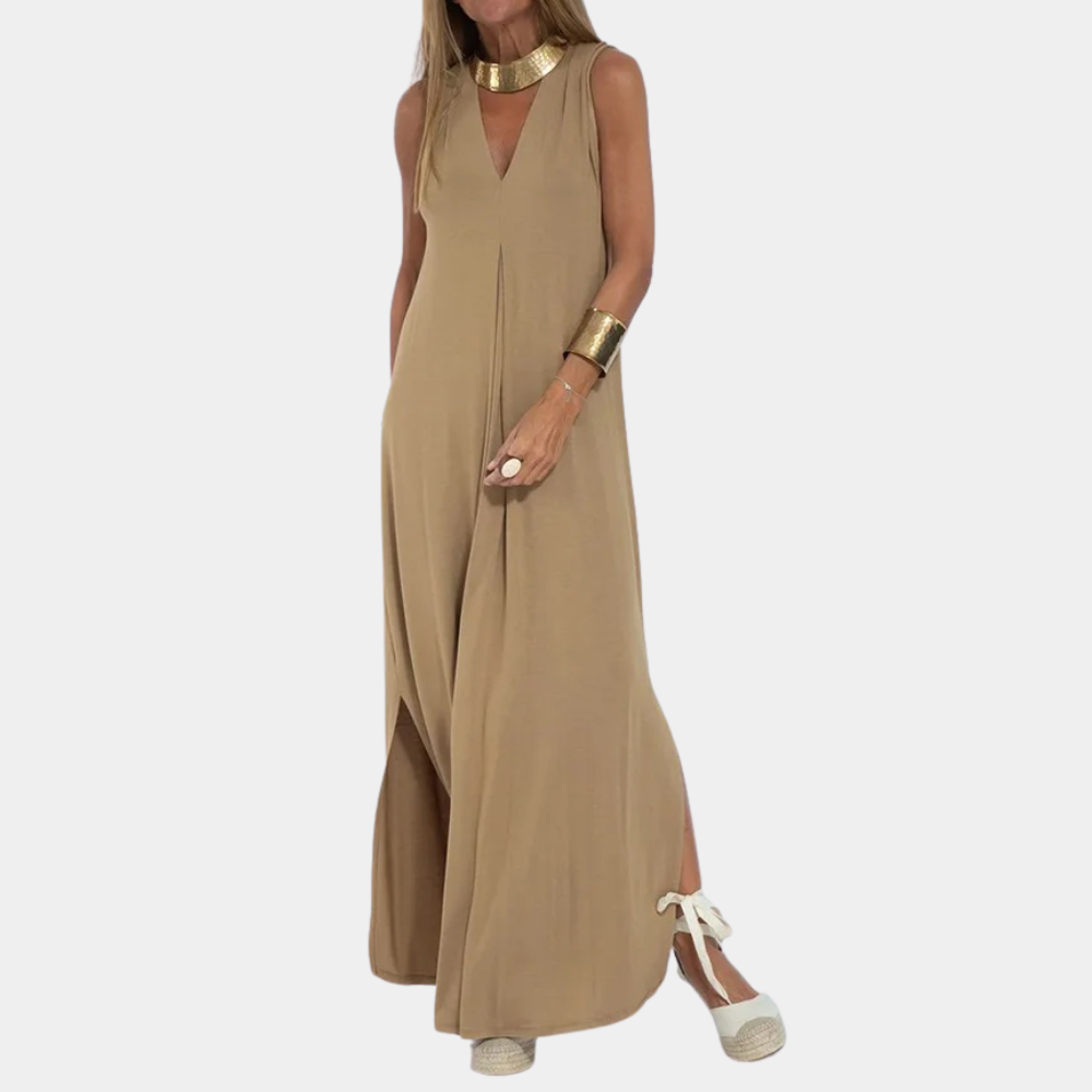 LeRoxy | Zomerse Lange Jurk voor Dames | Klassiek, Elegant & Lichtgewicht