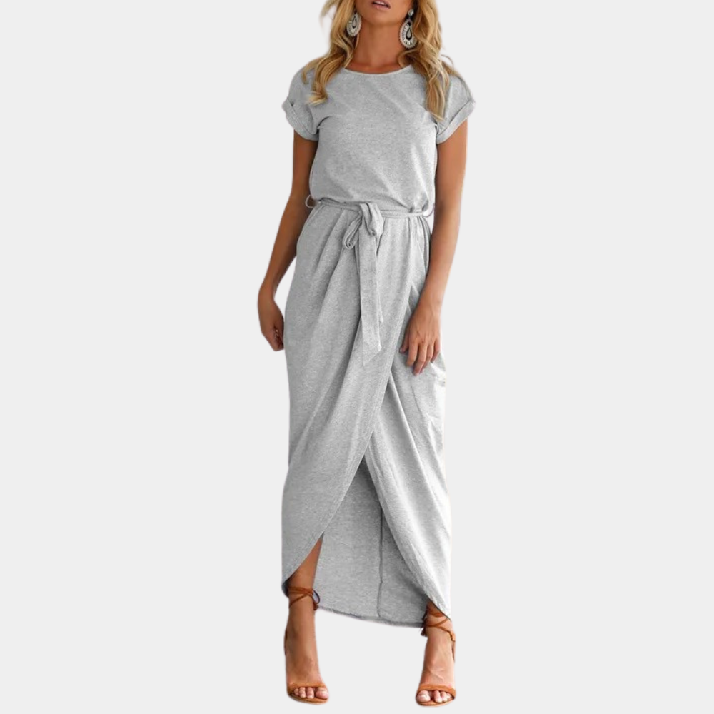LeRoxy Damesjurk | Luchtige Zomerse Jurk met Korte Mouwen voor Comfort en Stijl