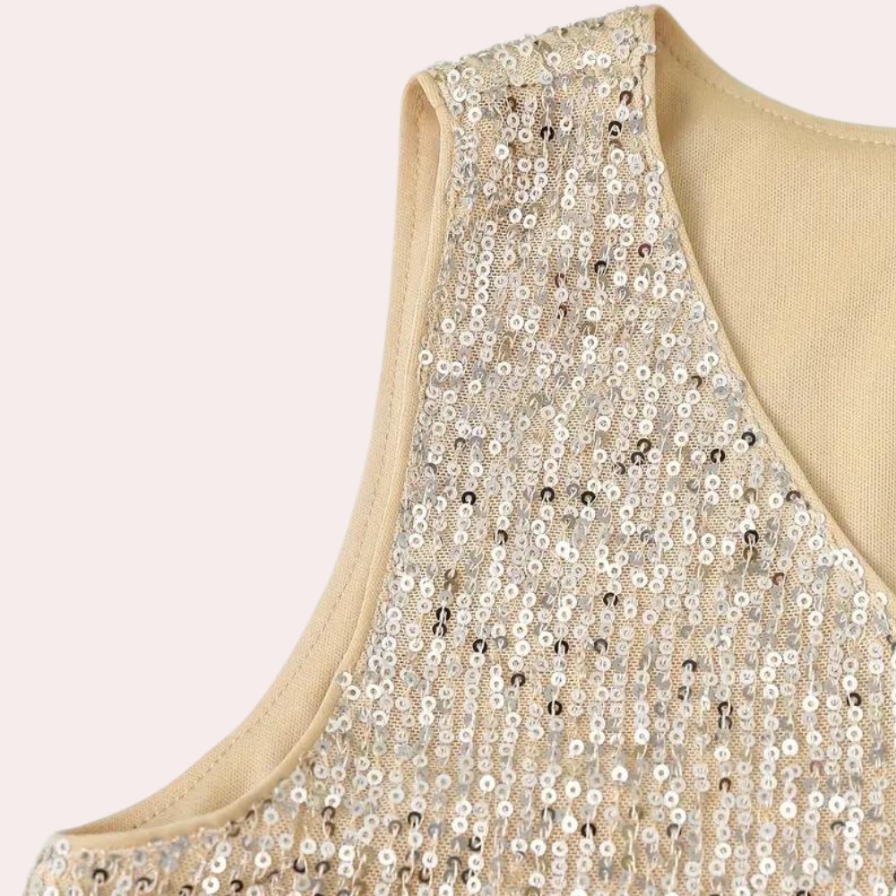 LeRoxy | Elegante Glitter Damestop voor een Stijlvolle Look