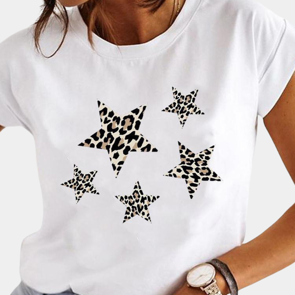 LeRoxy | Dames T-Shirt met Print | Stijlvol, Comfortabel & Modieus