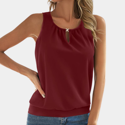 LeRoxy | Dames Mouwloze Top | Tijdloos, Veelzijdig & Elegant