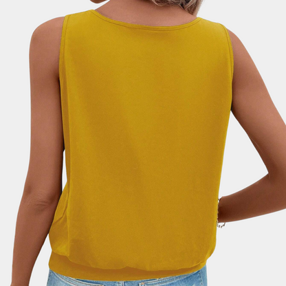 LeRoxy | Dames Mouwloze Top | Tijdloos, Veelzijdig & Elegant
