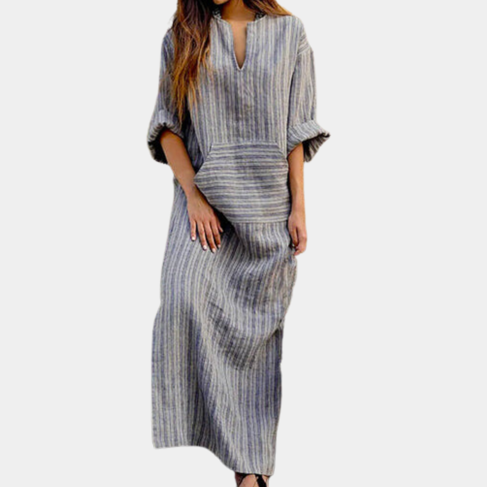 LeRoxy | Casual Gestreepte Zomerjurk voor Dames | Comfortabel en Trendy