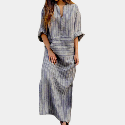 LeRoxy | Casual Gestreepte Zomerjurk voor Dames | Comfortabel en Trendy