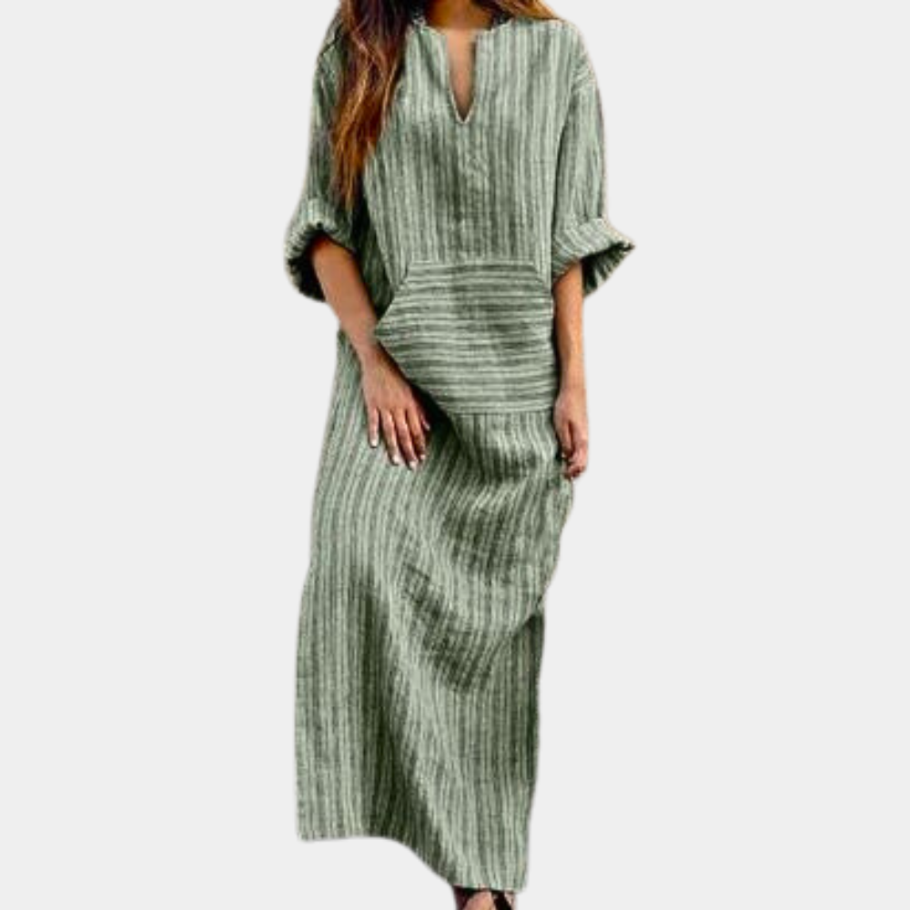 LeRoxy | Casual Gestreepte Zomerjurk voor Dames | Comfortabel en Trendy