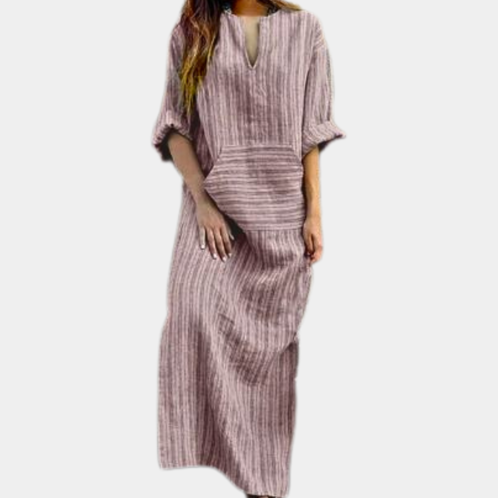 LeRoxy | Casual Gestreepte Zomerjurk voor Dames | Comfortabel en Trendy