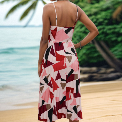 LeRoxy |  Elegant Midi Dress voor een Tijdloze en Stijlvolle Look