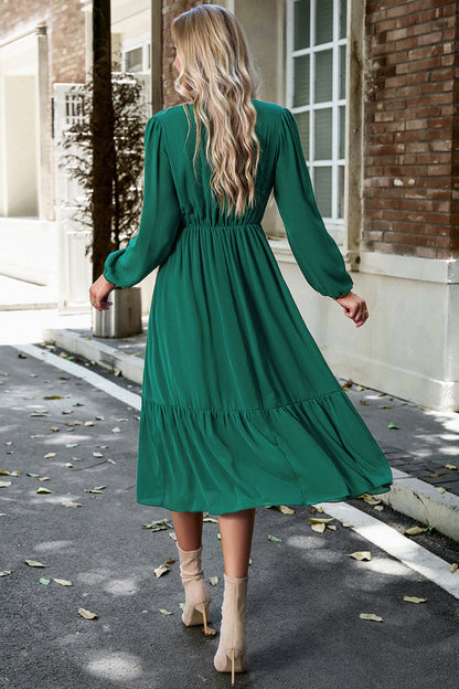 LeRoxy | Roze A-Lijn Jurk met Lange Mouwen | Casual & Elegant Damesjurk