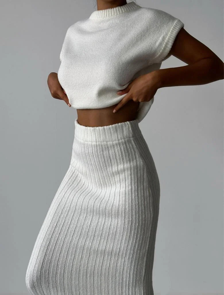 LeRoxy Elegante Zachte Tweedelige Set - Stijlvolle en Comfortabele Outfit voor Elke Gelegenheid