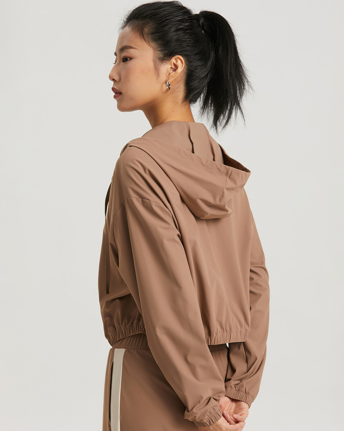 LeRoxy | Hooded Jacket | Stijlvolle Bruine Hoodie voor Dames