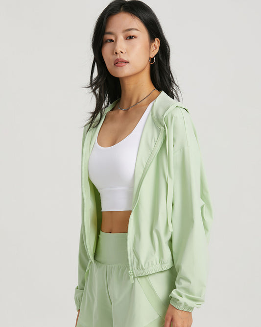 LeRoxy | Hoodie Jas in Mint | Stijlvolle en Comfortabele Bovenkleding voor Elk Seizoen