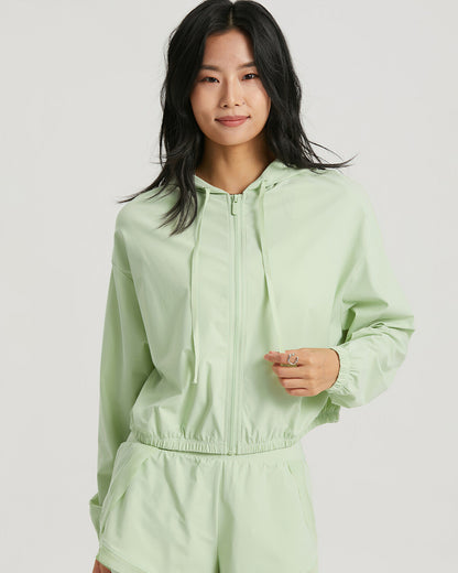 LeRoxy | Hoodie Jas in Mint | Stijlvolle en Comfortabele Bovenkleding voor Elk Seizoen
