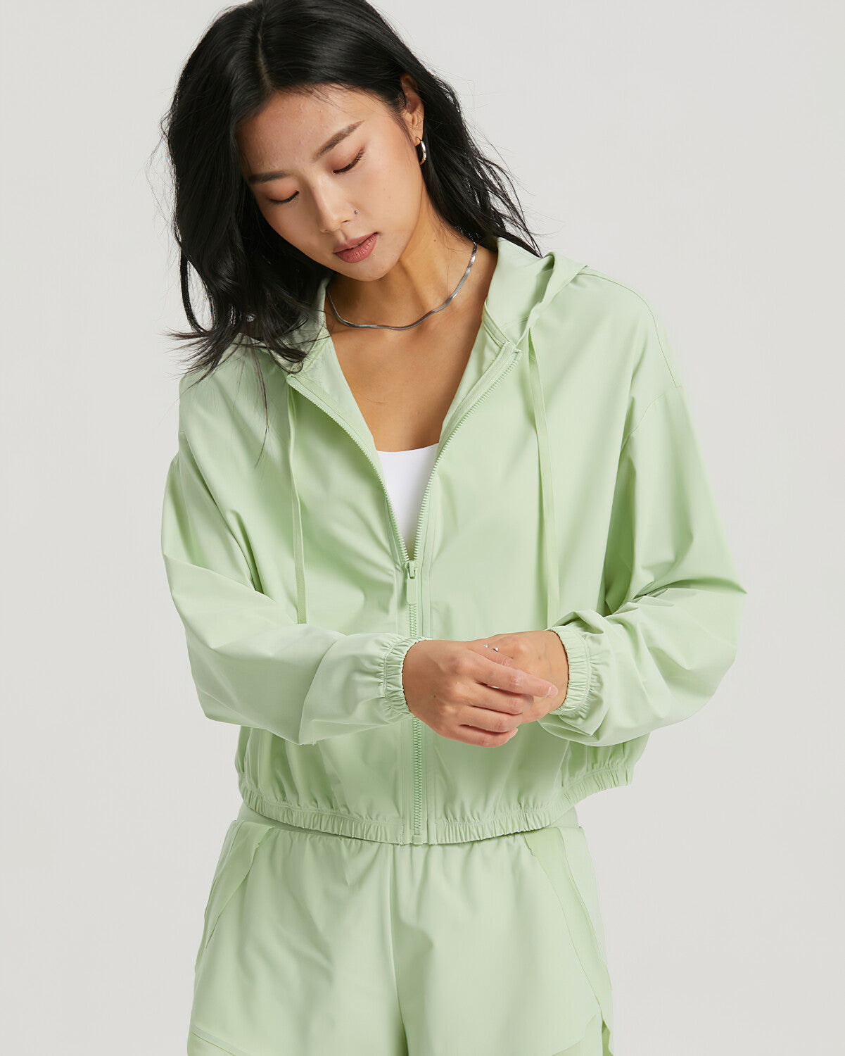 LeRoxy | Hoodie Jas in Mint | Stijlvolle en Comfortabele Bovenkleding voor Elk Seizoen