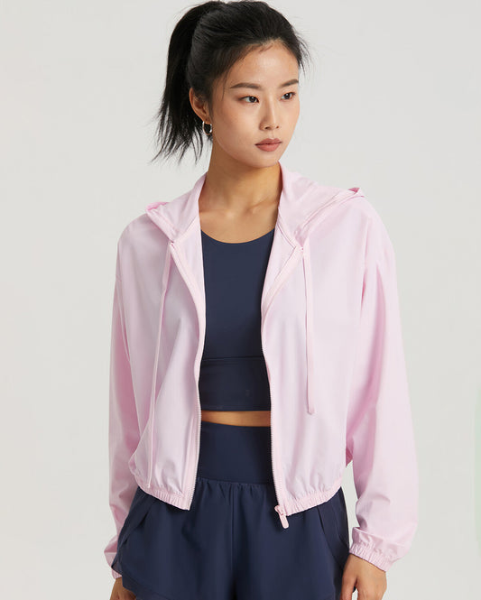 LeRoxy | Hooded Jacket | Stijlvolle Roze Hooded Jacket voor Dames