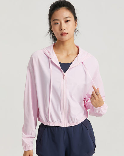 LeRoxy | Hooded Jacket | Stijlvolle Roze Hooded Jacket voor Dames