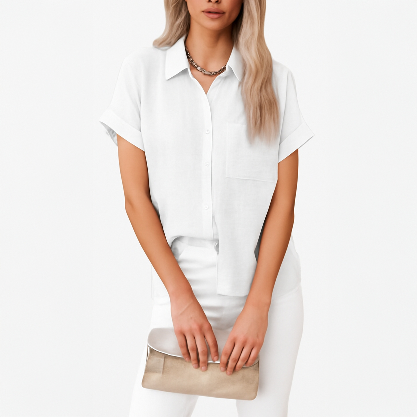 LeRoxy | Luchtige Katoen-Linnen Blouse voor Dames | Comfort & Stijl