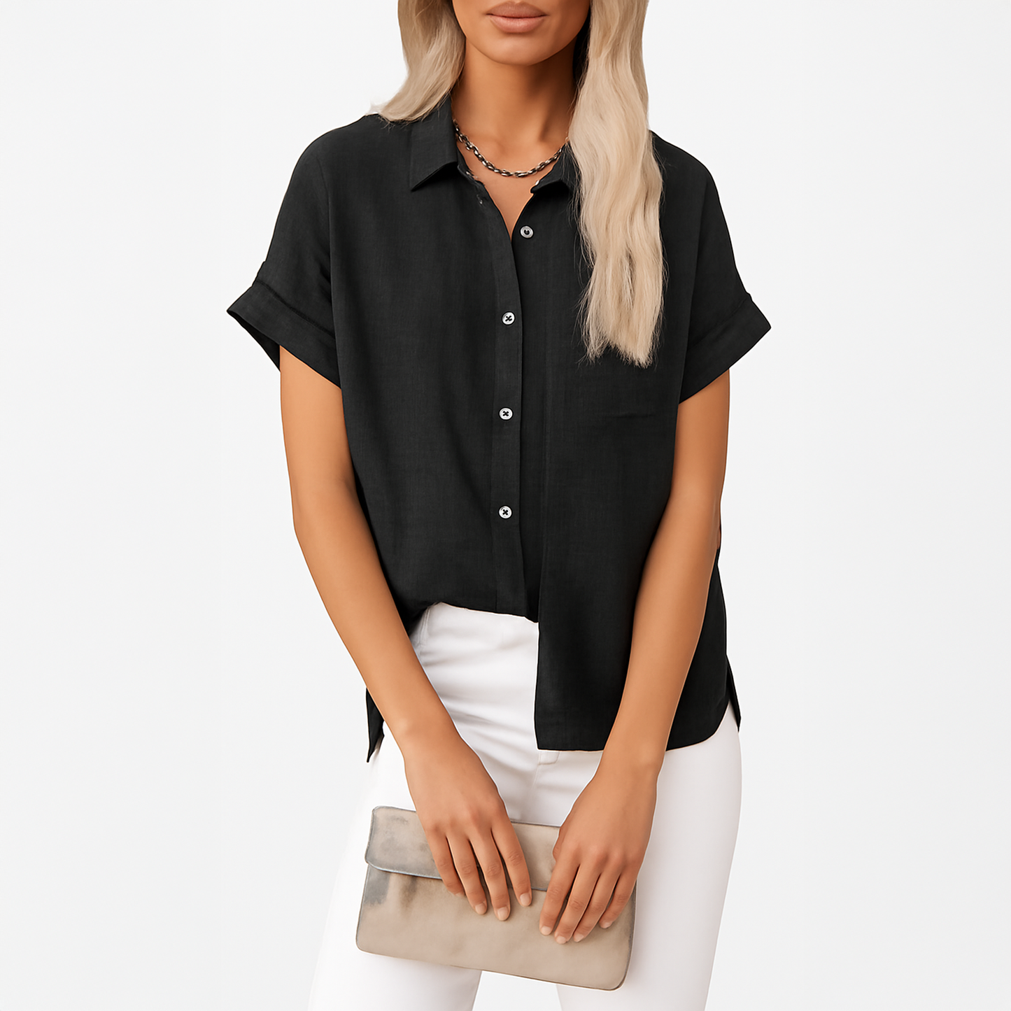 LeRoxy | Luchtige Katoen-Linnen Blouse voor Dames | Comfort & Stijl