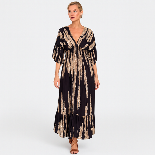 LeRoxy | Casual en Comfortabele Midi-Jurk voor Dames | Ideaal voor de Zomer