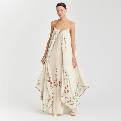 LeRoxy | Stijlvolle Gelaagde Maxi Zomerjurk voor een Elegante Look