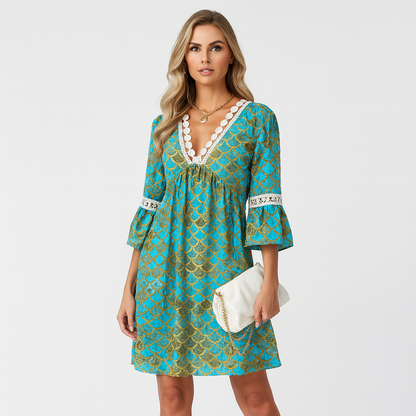 LeRoxy | Stijlvolle LeRoxy Elegante Zomerjurk voor een Verfijnde Look
