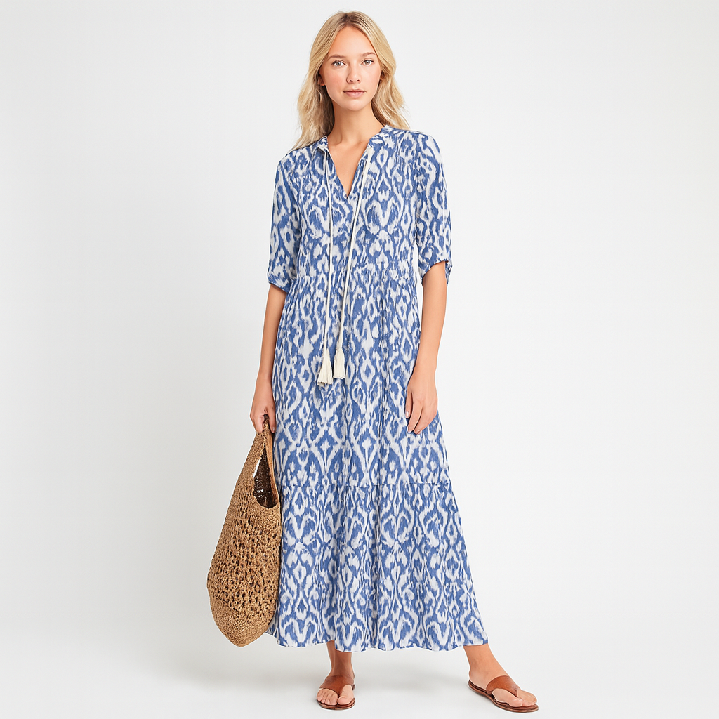 LeRoxy | Boho Maxi Jurk - Stijlvolle en Comfortabele Jurk voor Elke Gelegenheid