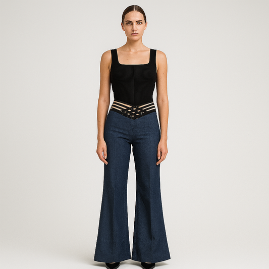 LeRoxy | Chic Hoge Taille Elegante Damesbroek | Comfortabele Pasvorm & Stijlvol Design