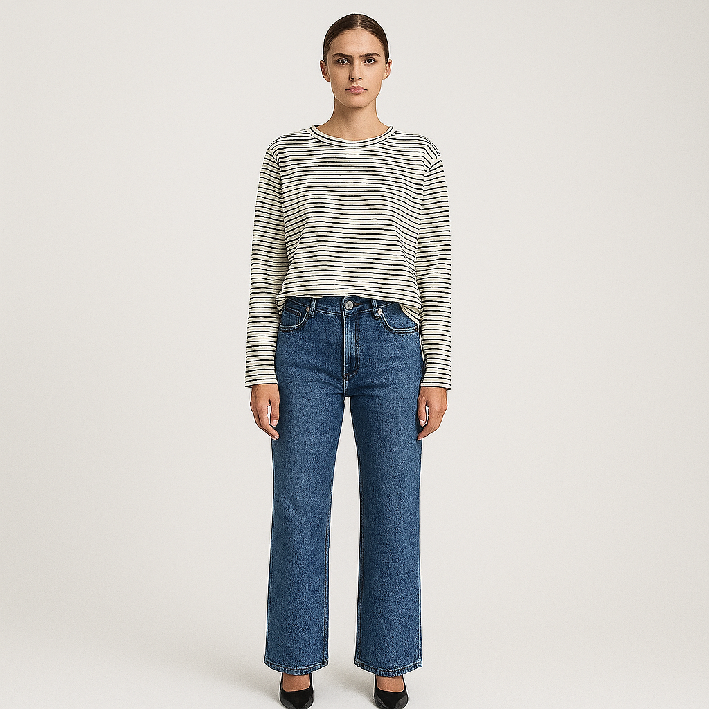 LeRoxy | Dames Longsleeve | Gestreept | Casual Shirt met Lange Mouwen