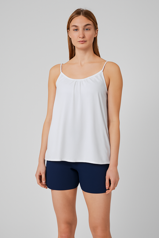 LeRoxy Mouwloze Dames Top – Klassiek, Stijlvol & Comfortabel