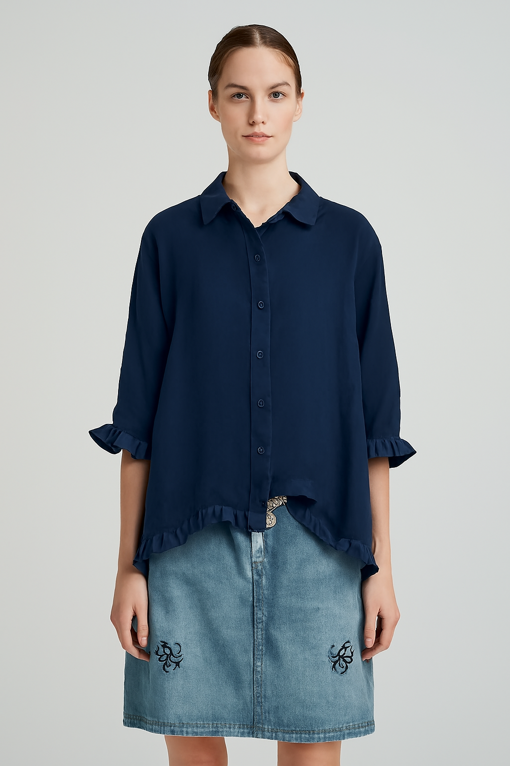 LeRoxy - Stijlvolle Katoenen Dames Top | Elegant & Comfortabel